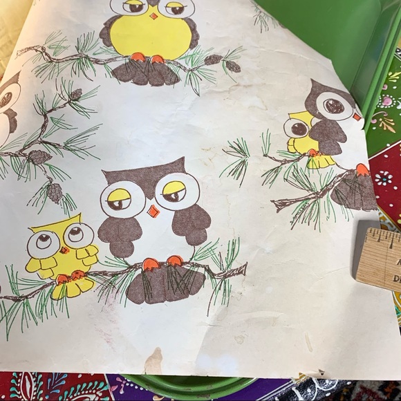 70s Owl Paper - Picture 6 of 7